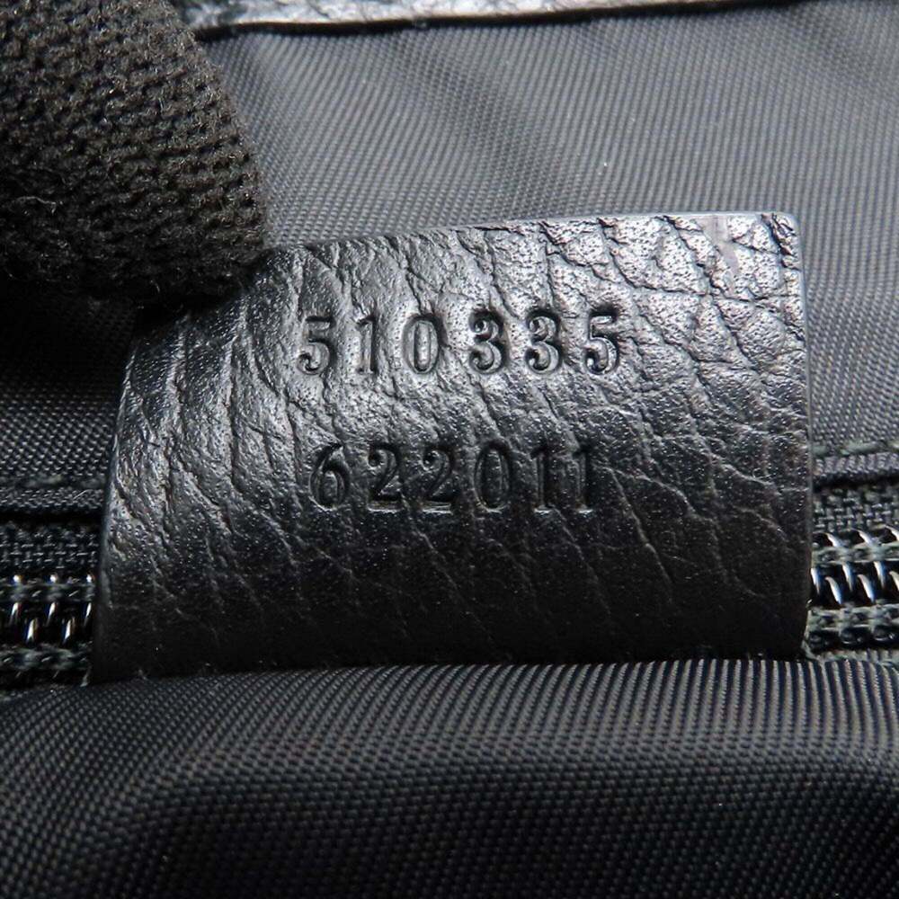 GUCCI Black Leather Shoulder Bag - Picture 9 of 16